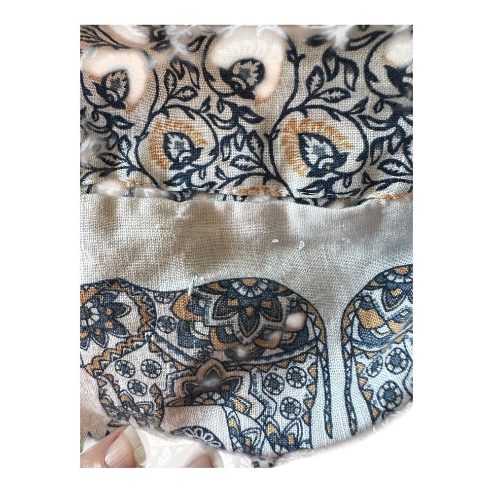 J. Jill Love Linen Women’s Elephant Print Sleeveless Tunic Top – Size S - Picture 15 of 16